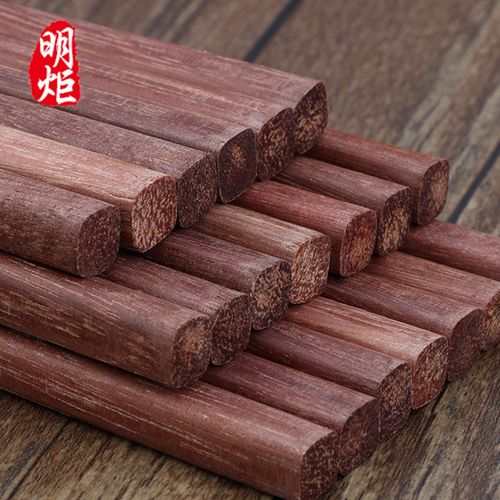 红檀筷子餐具 套装木质创意回礼品 地摊5元小商品店货源日用百货